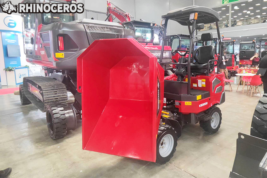 KS3000 Wheel Dumper transporting materials