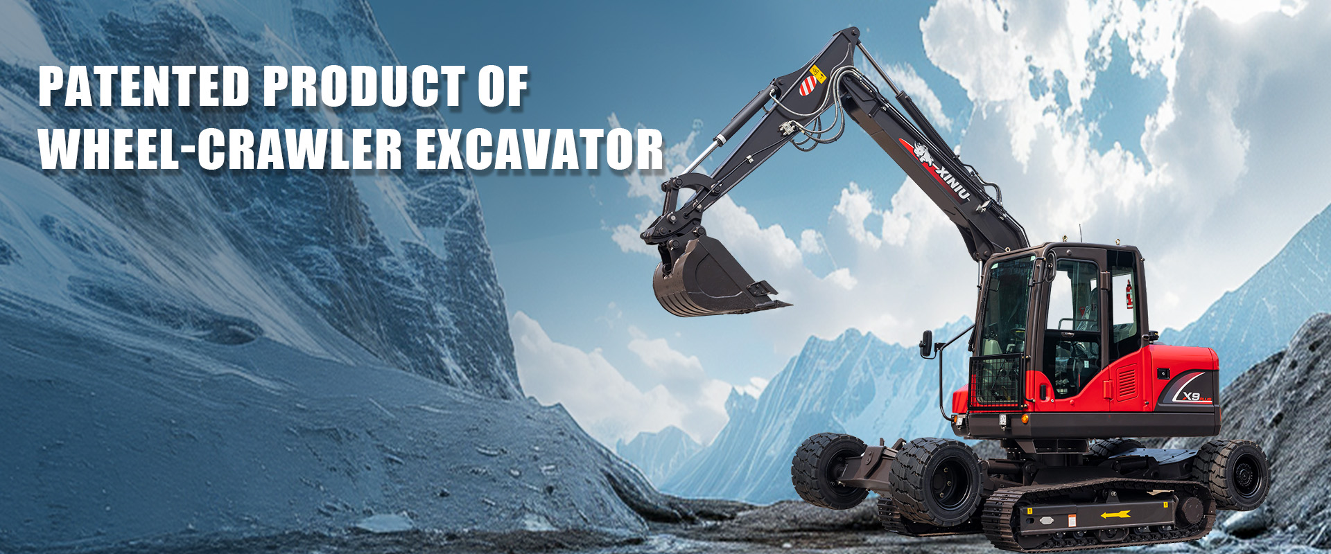 Rhinoceros X9 Wheel Crawler Excavator
